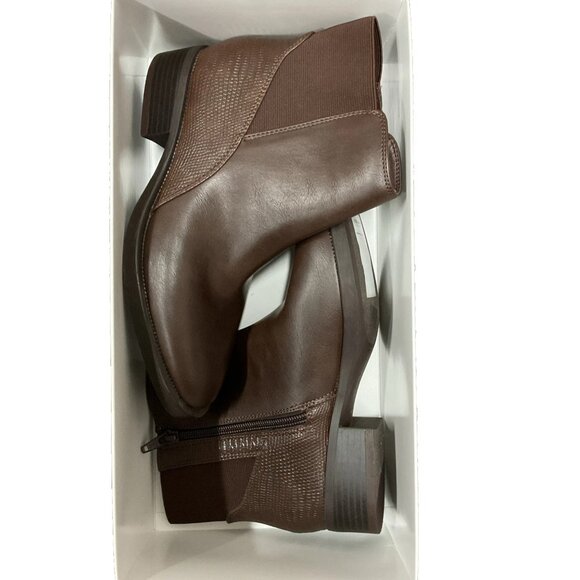 Style Co Womens Edwinaa Gore Booties Fr Choco - Picture 4 of 4